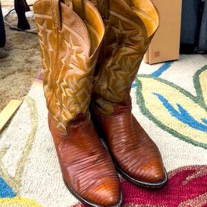 Mens Tony Lama Leather boots